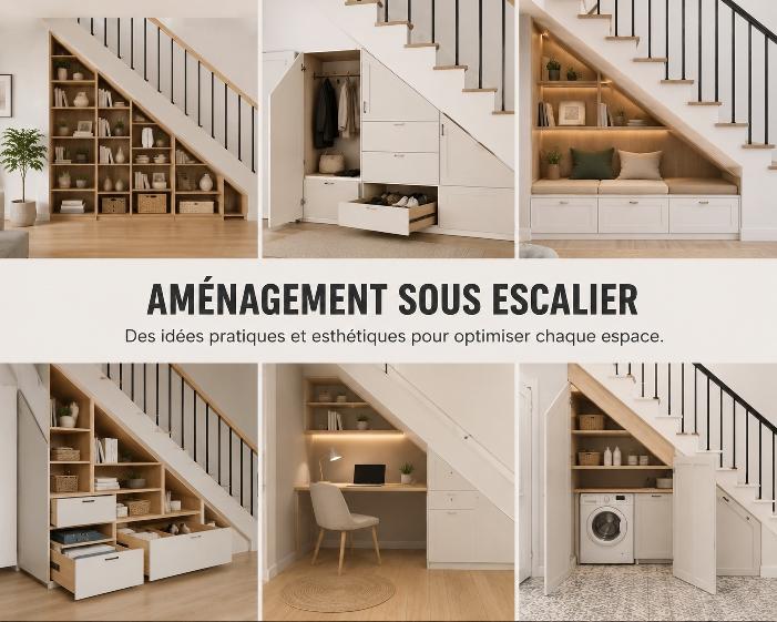 Menuiserie sur mesure: transformer un espace inutilisé en rangement esthétique et pratique